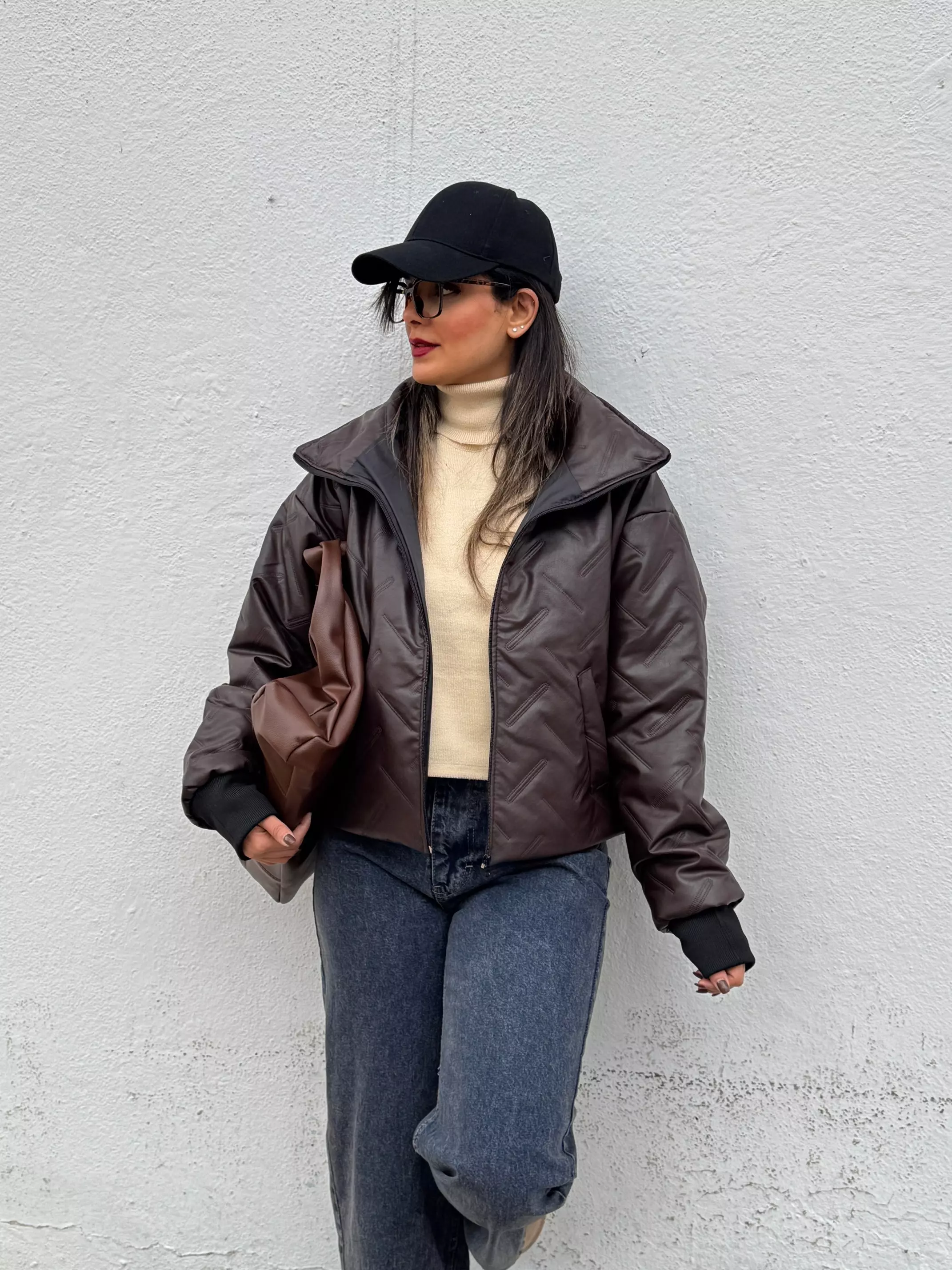 کاپشن چرم تیلور Teylor